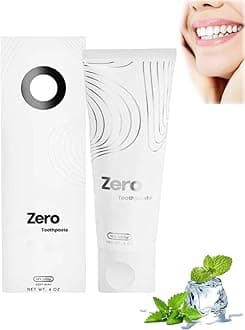 Zero Toothpaste 10% Nano-Hydroxyapatite, Toothpaste Whitening, Toothpaste for Cavities Repair, Advanced Enamel Protection, Enamel Repair for Adults & Kids Oral Care, Mint-Flavored Toothpaste (1pcs)