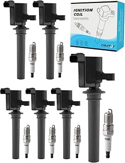 DG513 DG500 Ignition Coil Pack Iridium Spark Plug 6PCS (3.0L ONLY) For Ford Escape 500 Freestyle Taurus,For Mazda Tribute,Mercury Mariner Montego Sable, C1458 FD502 UF406 C1387 FD495