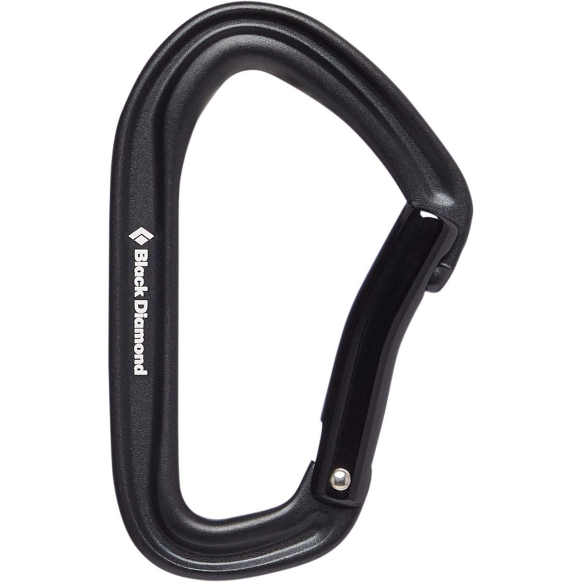 Hotforge Bent Gate Carabiner, Black, One Size