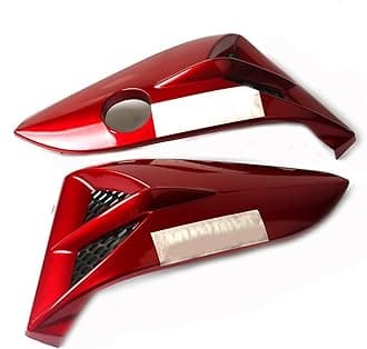 Motorcycle Air Scoop Tank Cowling Fuel Tank Shroud Protection Cover Side Guard Part For YAMAHA YBR 125 YBR125 G YBR125G YBR 125G (Color : Dark Red)