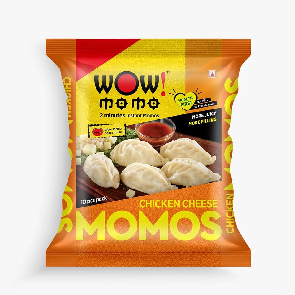 Chicken Cheese Momos 10Pcs