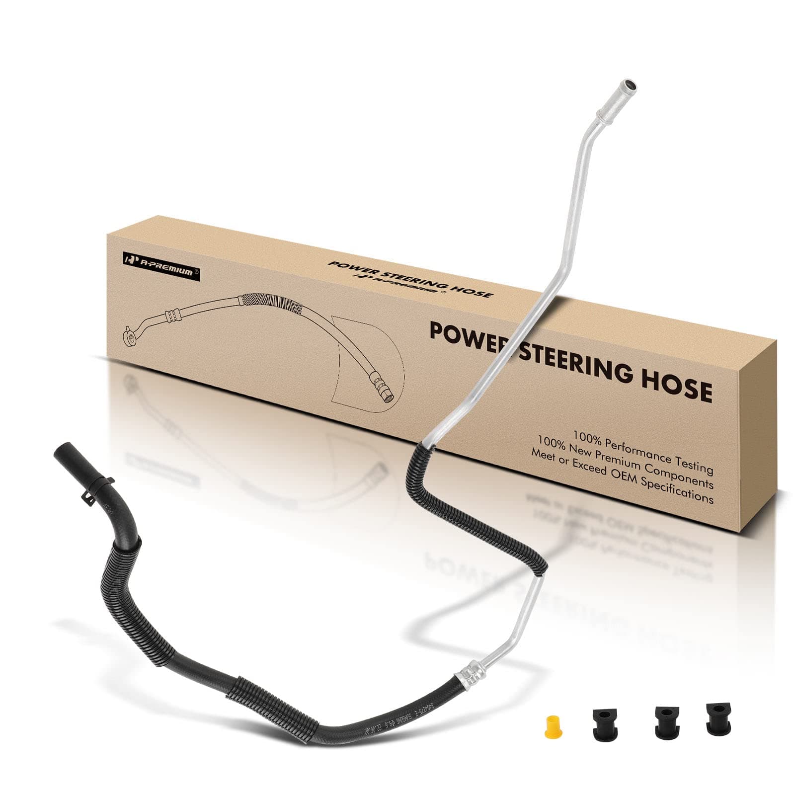 A-Premium Power Steering Return Line Hose Assembly Compatible with Ford Edge Lincoln MKX 2011-2014 Gear To Cooler