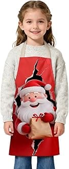 Kids Apron Costume Prop for Girls Boys Cosplay Party Cooking Baking