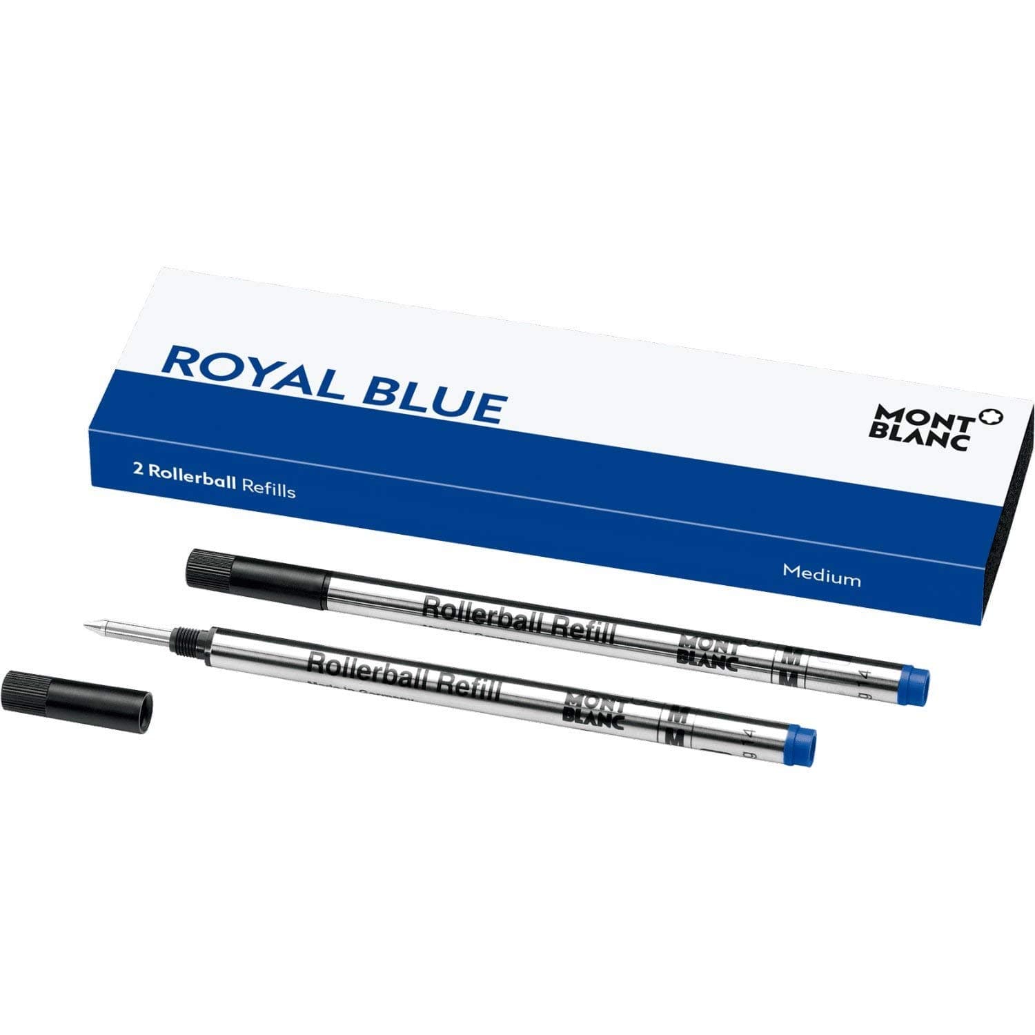 2 refill per rollerball (M) Royal Blue (blu) 124504