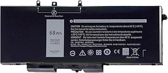 68Wh GJKNX Laptop Battery for Dell Latitude 5280 5288 5290 5480 5580 5488 5490 5491 5495 5590 5591 E5480 E5490 E5580 E5590, for Precision 15 3520 3530 GD1JP DY9NT 0DY9NT 5YHR4 451-BBZG 7.6V