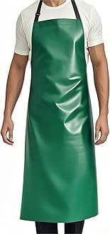 Waterproof Apron, 40 Inch 10/4/2 Pack Rubber Apron, Chemical Resistant, Adjustable for Butcher, Barbecue