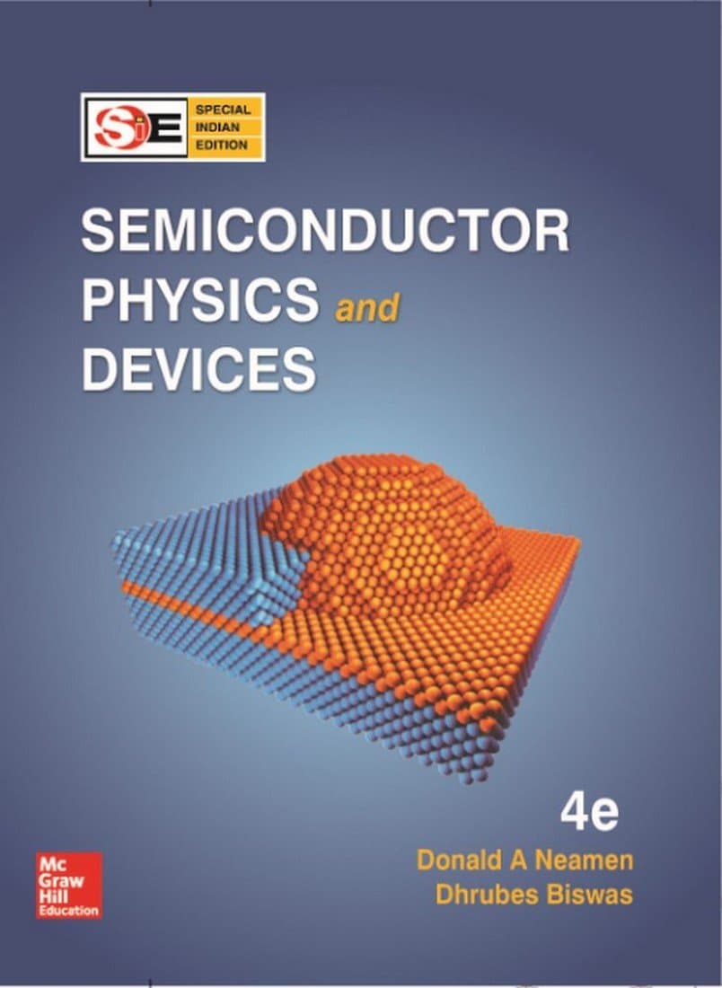 Semiconductor Physics and Devices (SIE) | 4th Edition