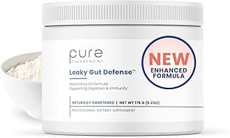 Leaky Gut Defense - Gut Health Supplement with L-Glutamine, Licorice Root Extract, Marshmallow Root, Aloe Leaf, Larch Arabinogalactan - Made in USA - 30 Servings Powder