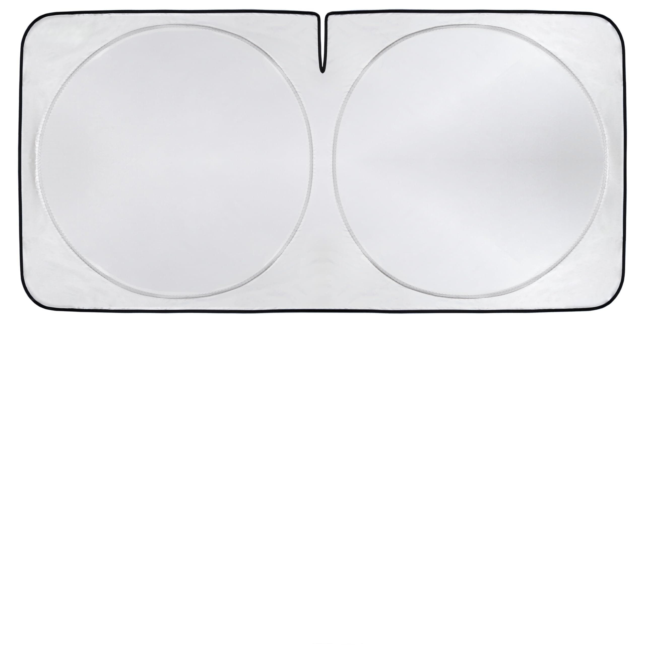 Windshield Sun Shade, Reflective Sunshade for Car Windshield with Mirror Cut-Out, Blocks 99% UV Rays & Keeps Vehicle Cool, Fits Cars, Trucks, SUVs & Vans, Fade-Resistant, (Medium)