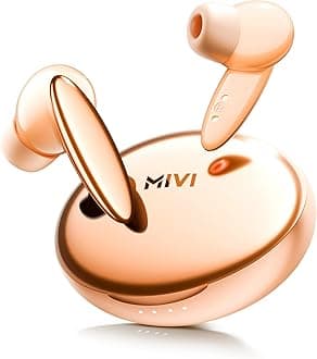 Mivi Opera ANC [Flagship Launch], True Wireless Earbuds with 35dB ANC, Hi-Res Audio, LDAC, 3D Soundstage, 60H Playtime, Spatial Audio, Transparency Mode, 13mm Drivers