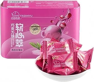 Chocolate flavored candy casual snacks internet celebrity snacks candy (Lychee Rose Flavor)