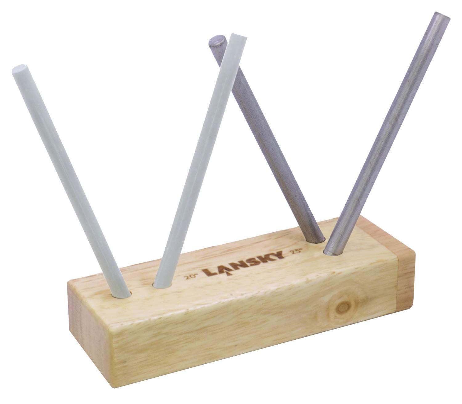 Lansky TB-2D2C Diamond-Ceramic Four Rod Turn Box Sharpening System, Natural