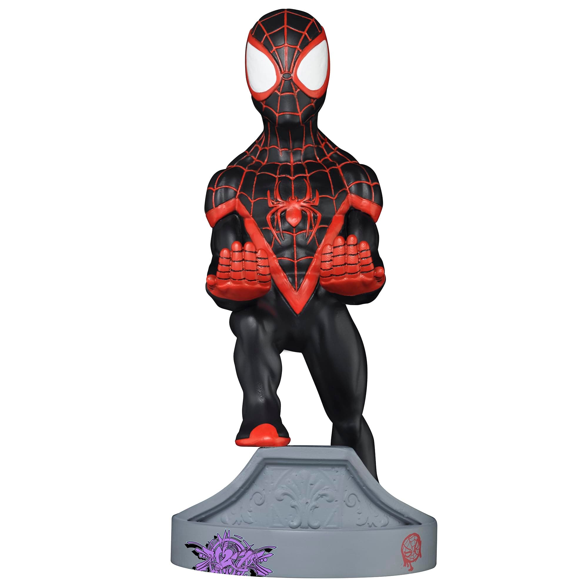 Cable Guy - Marvel Spiderverse: Miles Morales Spiderman - Charging Controller and Device Holder - Toy - Xbox 360