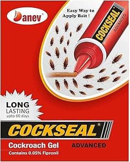 Anti-Cockroach gel - Danev Cockseal Cockroach Killer Gel (80g) Kitchen Safe, Odourless, Long Lasting to 60days, Fast and Convenient (pack of 1)