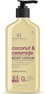 Coconut & Ceramide Body Lotion | Barrier Repair with 5 Oil Blend & Butters, Deep Hydration, Paraben Free, 5-in-1 Care, 16 fl oz / 473 ml