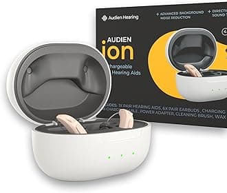 ION – Wireless Rechargeable OTC Hearing Aid for Seniors & Adults, Premium Comfort Design, Nearly Invisible