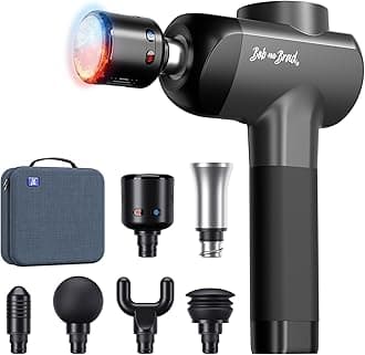 – Massage Gun with Heat and Cold, Bob and Brad X6 Pro Max Massage Gun Deep Tissue 11MM Amplitude with 6 Heads, 3200RPM Handheld Muscle Massager Gun for Shoulder Back Body Massage Relax Recovery, Gift