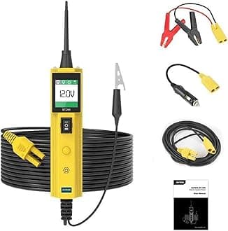 AUTOOL Automotive Circuit Tester,Car Electrical System Diagnostic Tool with LED Flashlight BT-260 for 6V/12V/24V Vehicle/Boat/Motorcycle/Heavy Duty/Truck