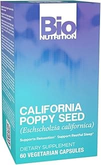 Bio Nutrition California Poppy Vegi-Caps, 60 Count