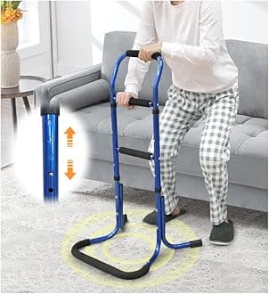 Chair Stand Assist for Elderly Bed Rails Adults Safety Assist Chair Lift Bed Cane for Seniors Bed Assist Bar Bedside Rail Sit to Stand Lift Portable Railing Mobility Aids Couch Assistance Stand Up