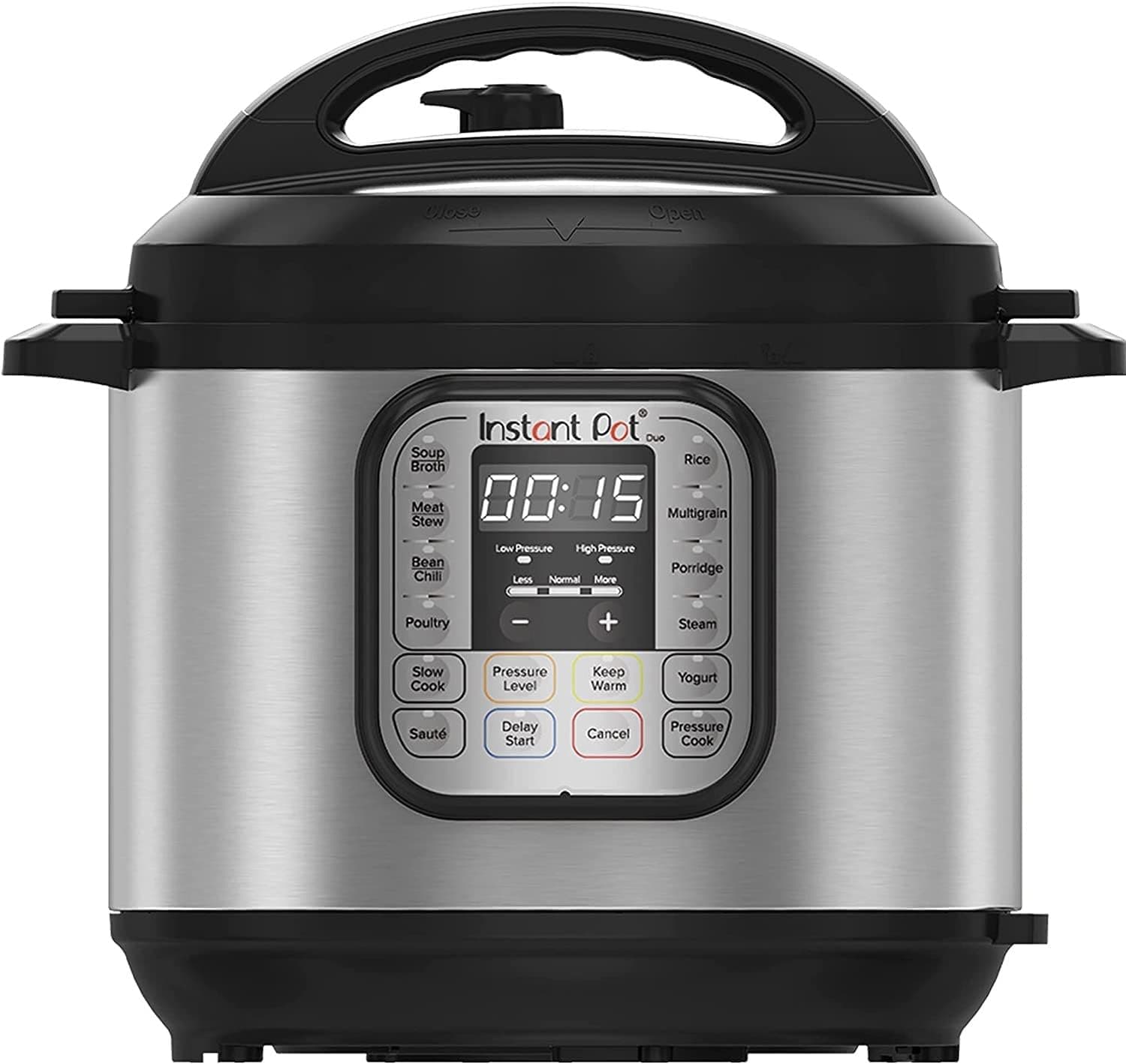 Pot Duo 8 Smart Multi-Cooker 7-in-1, 7.6L, 1200W, Black/Chrome, 7 Functions, Pressure Cooker, Slow Cook, Rice, Sauté, Yogurt, Steam & Keep Warm 2-Year Warranty ,113-0007-01