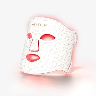 7 Colors LED Light Therapy Face Mask, Face Light Therapy Mask for Face Skin Care for Acne Reduction,
