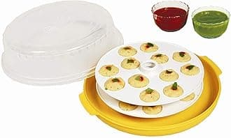 Ekdant Trust Microwave Idli Pizza Maker - 30 Snacks Idlies