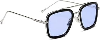 CREEK Iron Man Tony Stark Metallic Sunglasses for Men and Boys