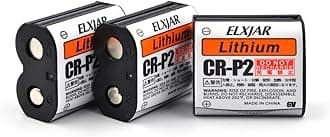 (3-Pack) 6V 1500mAh CR-P2 Lithium Photo Battery Replacement for 223A 2CR-P2 EL223AP DL223A Cameras and Flash Units