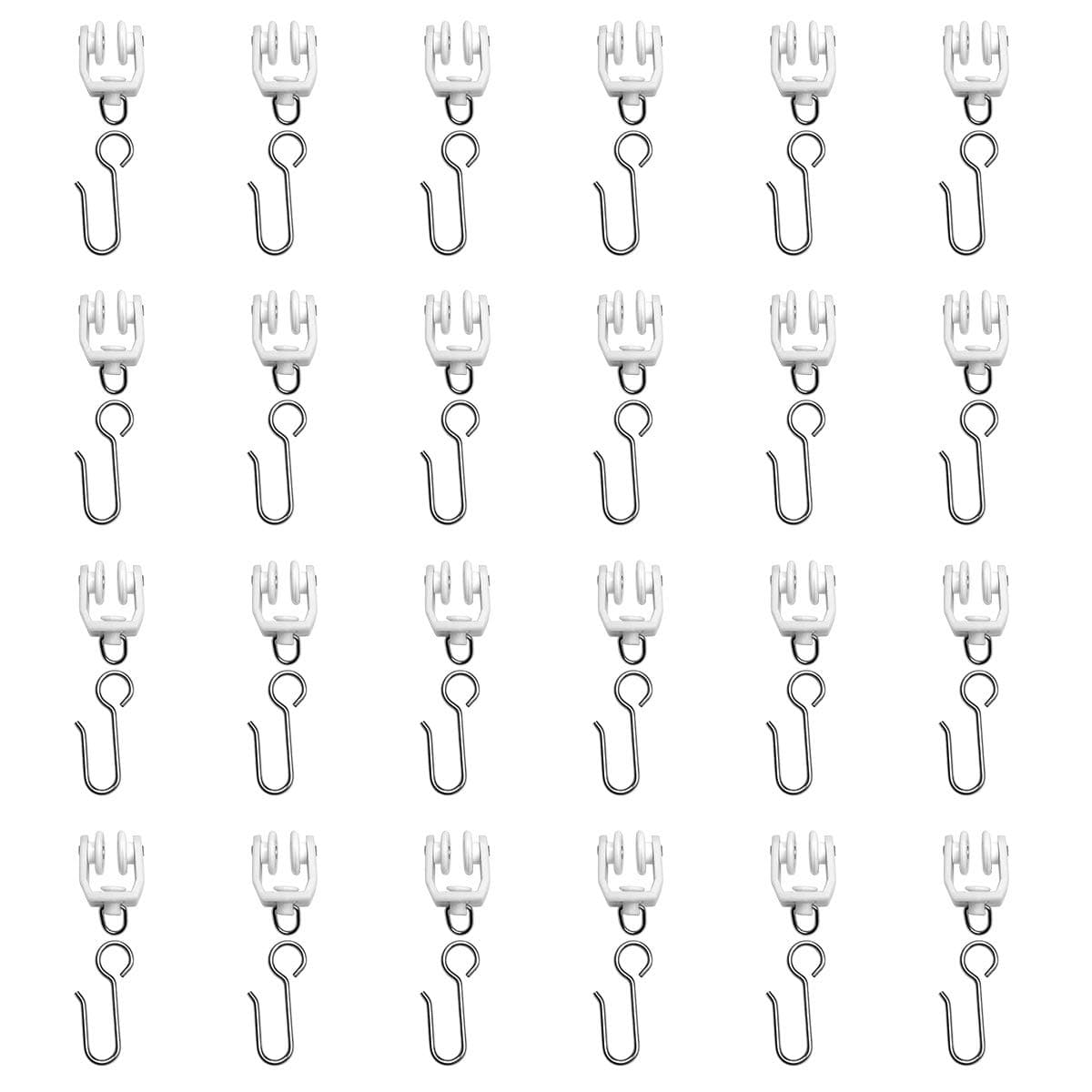 Track rollers with hooks