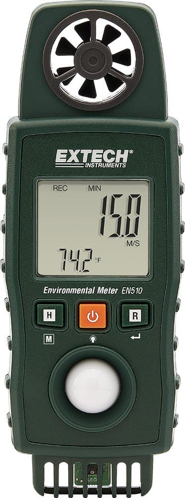 Extech EN510 Ten-In-one Environmental Meter, Green
