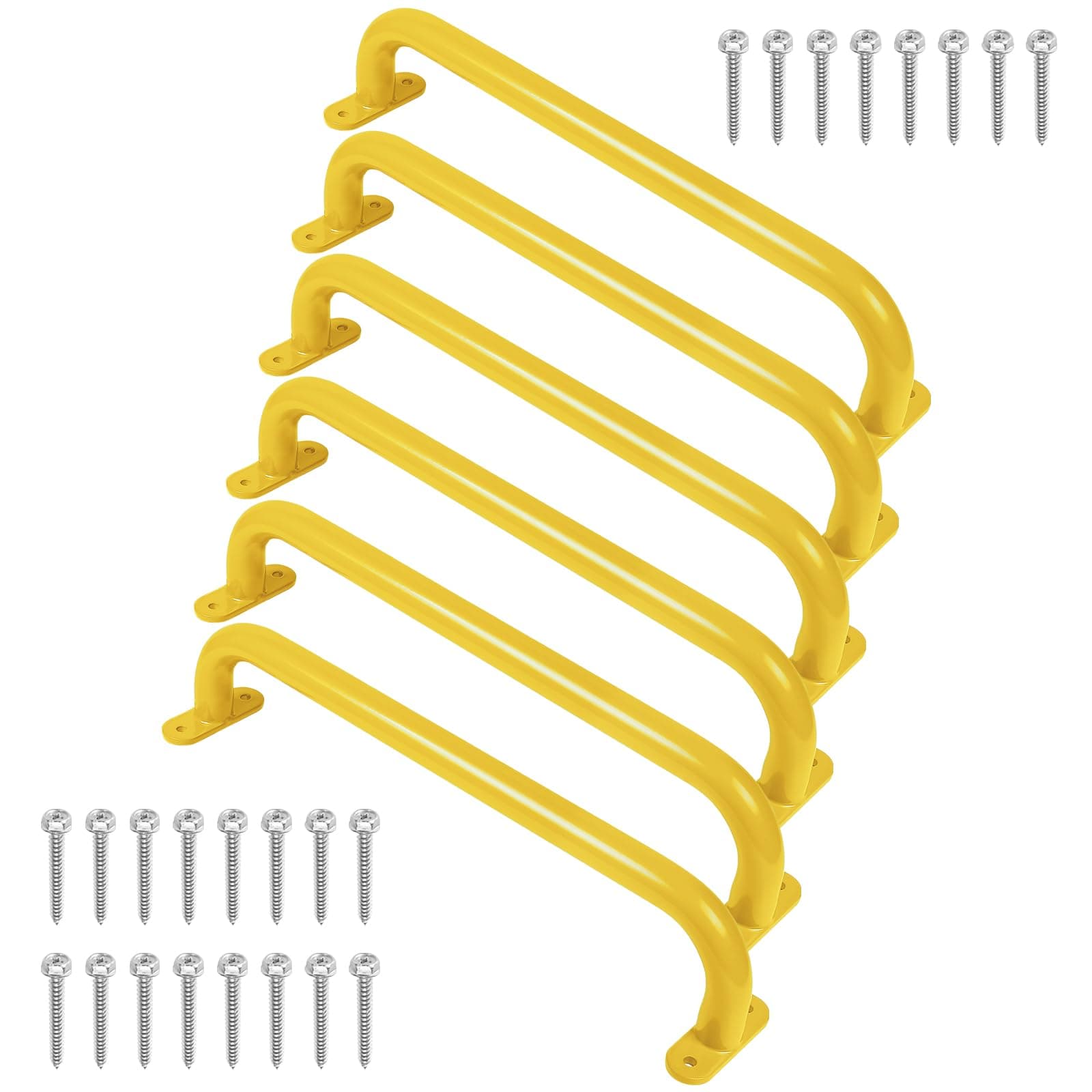 17.2‘’ Yellow Playground Handles 6 Pack