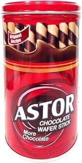 Astor Wafer Stick (Chocolate Flavor) - 11.55oz (Pack of 1)
