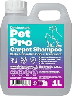 Pet Pro Carpet Cleaner Shampoo, Stain Remover Cleaning Solution With Odour Neutraliser To Remove Dog & Cat Urine, For Carpet Cleaner Machines, Summer Fresh (1L)