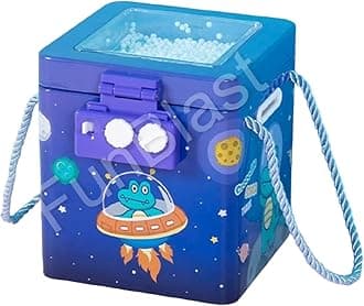 FunBlast Piggy Bank - Coin Box for Boys, Money Bank with Password, Piggy Bank for Kids, Money Box for Kid, Coin Bank with Password, Space Theme Return Gifts for Kids, Best Return Gifts - Blue