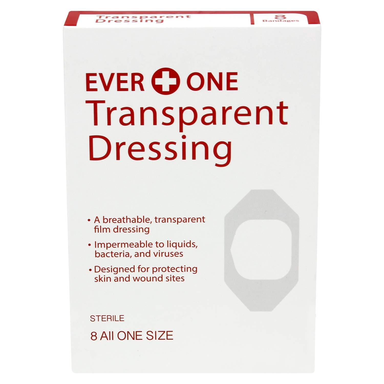 Transparent Dressing, 2 3/8" X 2 3/4"