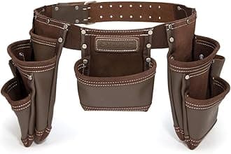 94744 7 Pocket Leather Tool Apron