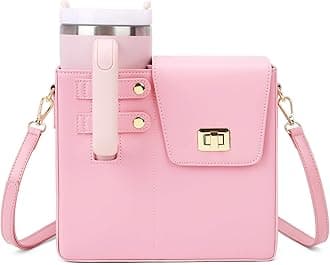 GSenhui Stanley Cup Bag Purse Stanley Cup Holder Water Bottle Bag Outdoor Portable Crossbody Bag for Stanley Cup Tumbler Purse