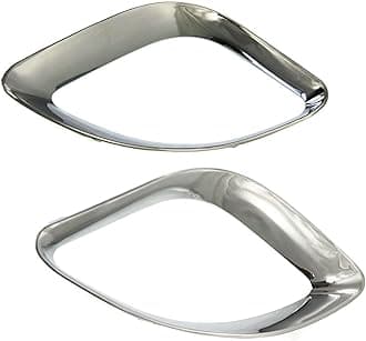 Grille Trims Grill Set of 2 Front Driver & Passenger Side Chrome LH Pair for Jeep for Grand Cherokee SRT8 12-13 & SRT 13-16 CH1039137 CH1038137