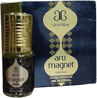 Ayah Essentials' Attar ARO MAGNET; Real, Organic & Long Lasting Unisex Roll-On Concentrated Perfume Oil - 2 ML, Pack of 1