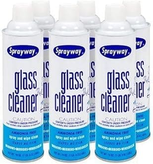 Glass Cleaner - 6 Cans