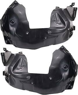 TRQ Inner Fender Liner Set Compatible with 2016-2020 Ford Mustang FO1248183 FO1249183