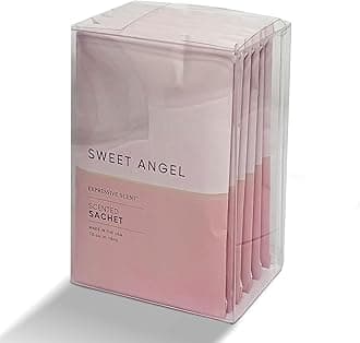 Expressive Scent 6 Pack Sachet (Sweet Angel) Long Lasting Home Fragrance for Drawers Dressers Closets Cars Kitchen