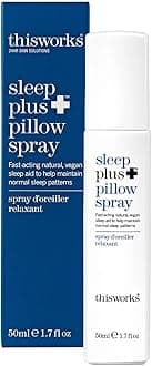 Sleep Plus Pillow Spray, 50 ml - Motion-Activated Sleep Spray Infused with Lavender, Camomile and Vetivert - Science-Backed Pillow Spray Designed to Aid Restless Sleepers
