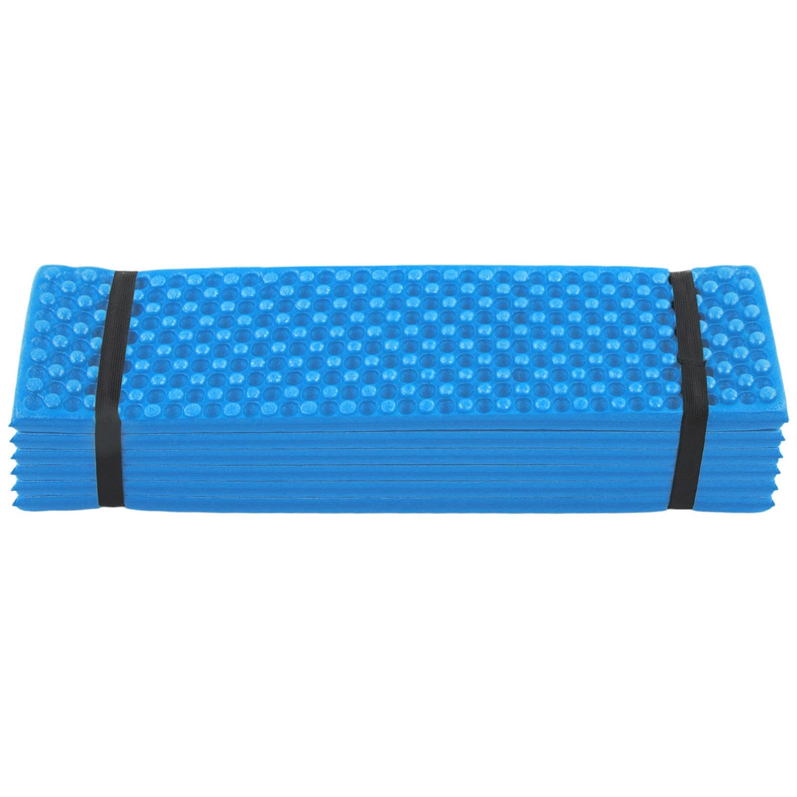 Double Egg Crate Sleeping Pad, Foldable Thickened Foam Sleep Mat, 186x57CM, Wide Application, Suitable for Outdoor Camping, Black Bottom