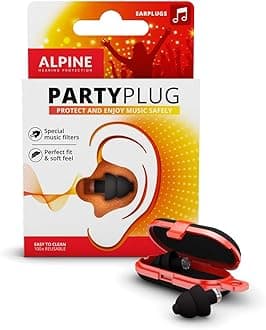 HEARING PROTECTION イヤープラグ 耳栓 テレワーク/在宅勤務 消音 アルパイン PartyPlug ブラック