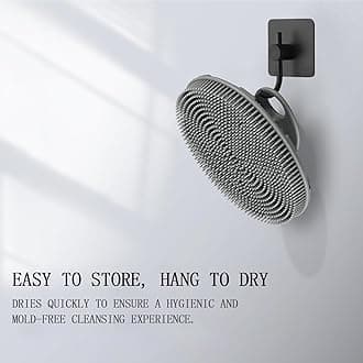 INNERNEED Food-grade Soft Silicone Body Scrubber Shower Brush Handheld Cleansing Skin Brush, Gentle Exfoliating and Lather Well (Pack of 4)