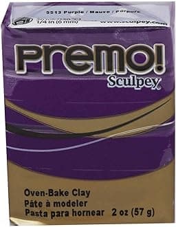 Sculpey Premo Hobby Line Pic Tixx Clay (2 oz, Purple)