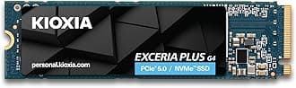 KIOXIA Former Toshiba Memory EXCERIA Plus G4 NVMe™ Internal SSD 2TB NVMe M.2 Type 2280-S3-M PCIe Gen 5.0 x 4 Gaming Storage, Read 10,000 MB/s, Equipped with BiCS Flash TLC|TBW 1200|Japanese Brand