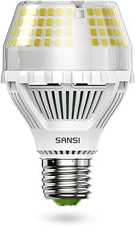250W Equivalent LED Light Bulb, 4000 Lumens E26 LED Bulb with Ceramic Technology, A19 5000K Daylight Light Bulb Non-Dimmable, 22-Year Lifetime, 25W Power Energy Saving for Home Office